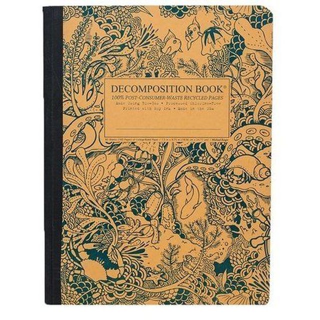 Decomposition Book with Under the Sea recycled-paper cover